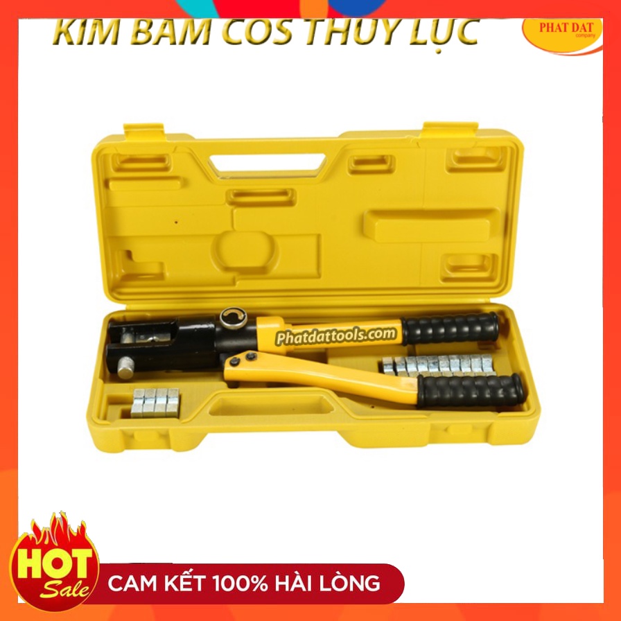 Kìm bấm cốt thủy lực YQK120-Phạm vi ép 10 – 120 mm2-Bảo hành 6 tháng