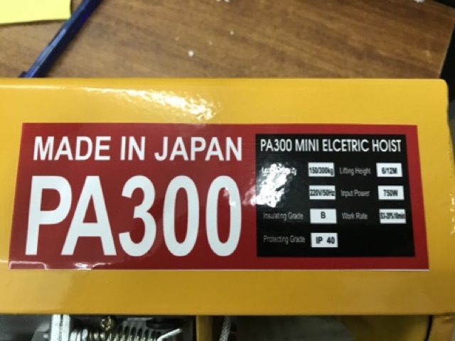 Máy tời treo PA300