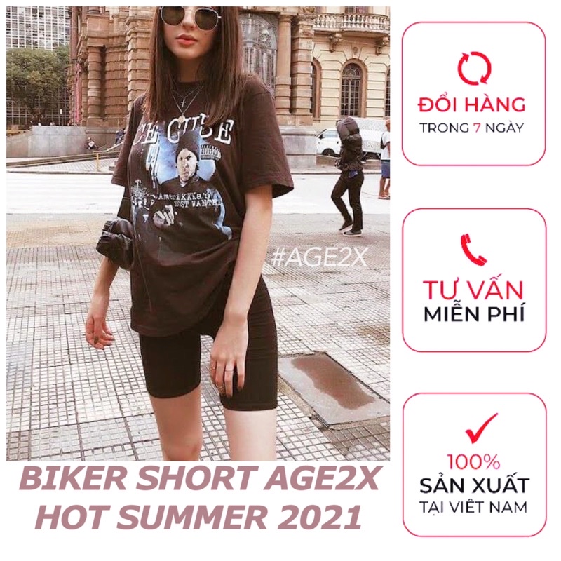 ⚠️ QUÁ HOT⚠️chính hãng AGE2X quần Legging-Biker, legging đùi Đen Chất Borib Co Giãn Có 2 Túi Xéo Tiện Dụng | BigBuy360 - bigbuy360.vn