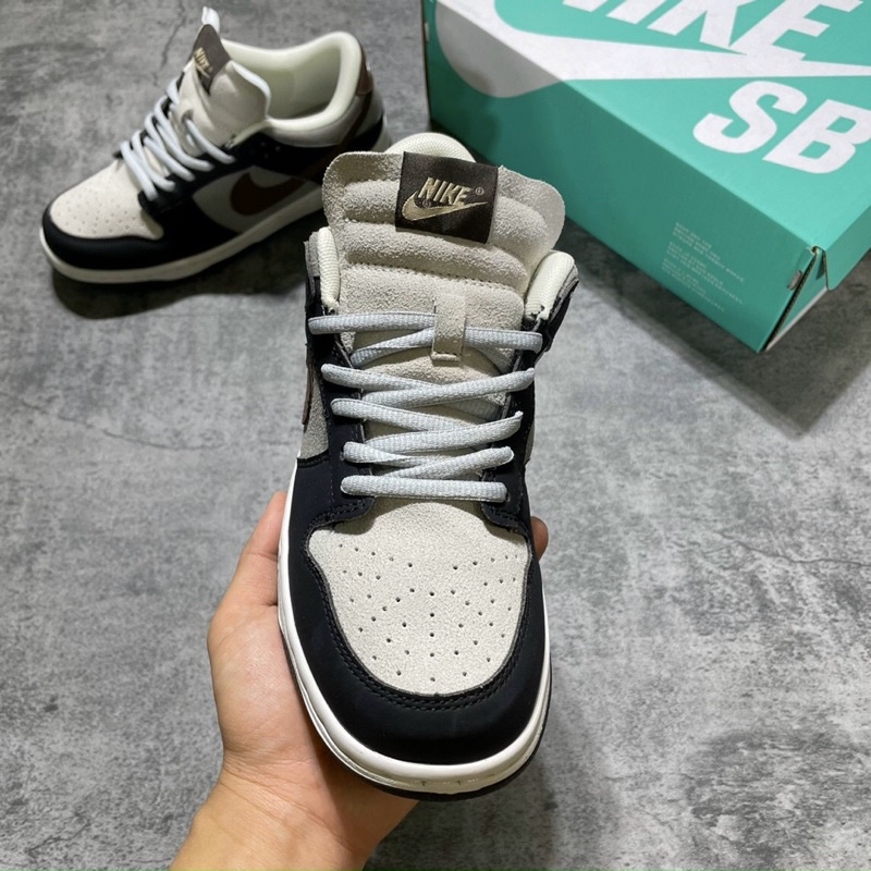 GIÀY SB DU.NK LOW BLACK TRAIL BROWN SC