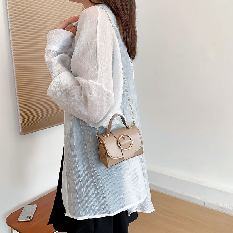 Túi kẹp nách IELGY hình vuông cỡ nhỏ phong cách retro ngọt ngào cho nữ