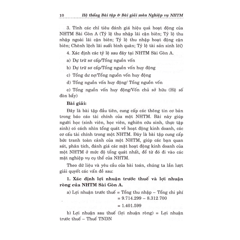 Sách - Hệ Thống Bài Tập, Bài Giải Và Dạng Đề Thi Nghiệp Vụ Ngân Hàng Thương Mại