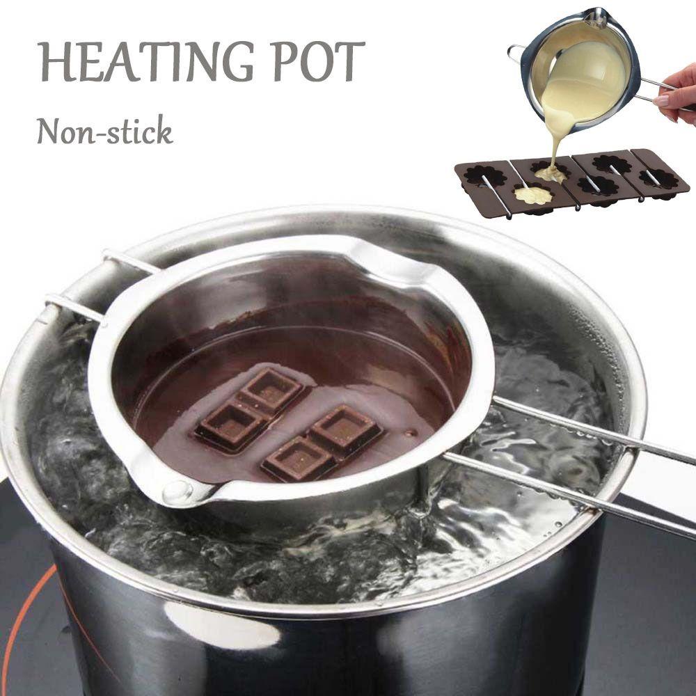 Nồi Nấu Tan Chảy Socola Bằng Thép Không Gỉ 304 Thiết Kế Cán Dài Tiện Lợi