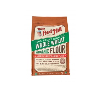 Bột mì nguyên cám hữu cơ - organic whole wheat flour - bod's red mill 2.27kg