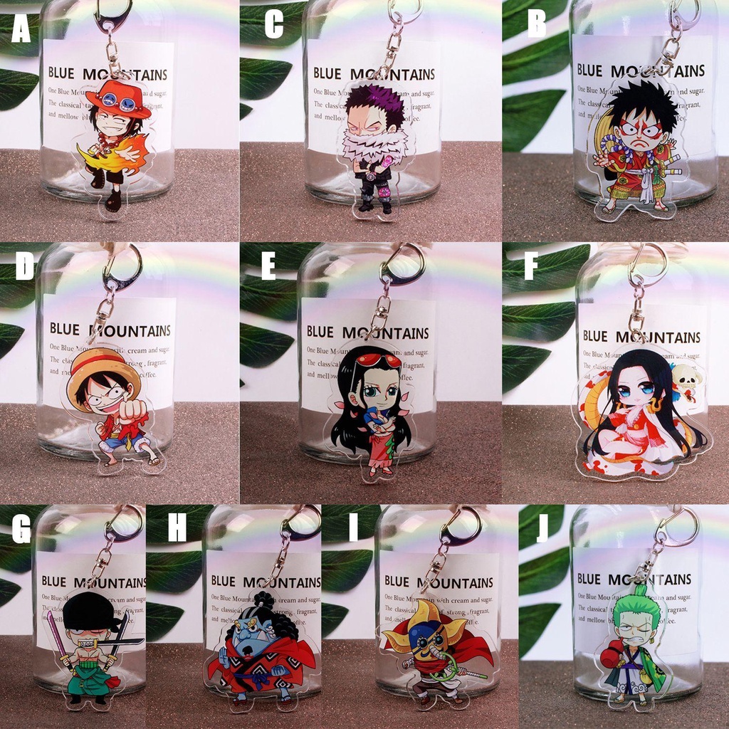 Móc Khóa Hình Nhân Vật Sabo Sanji Chopper Luffy