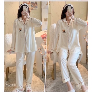 Bộ mặc nhà pijama chất cotton cao cấp 🐷 siêu mềm mại