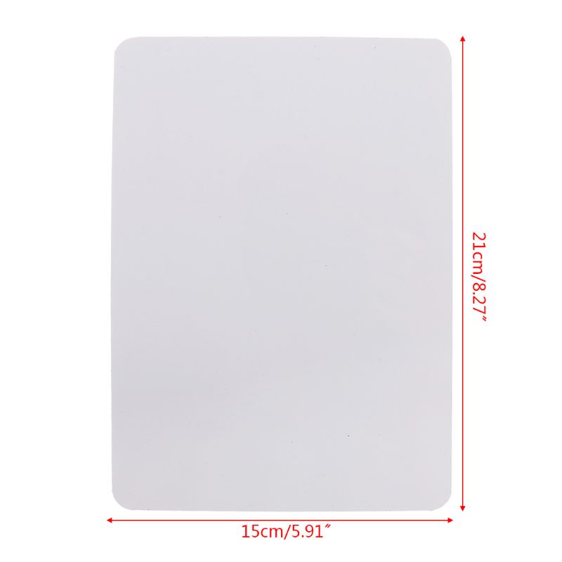Bảng Trắng Nam Châm Khổ A5 210x150mm Dùng Vẽ Ghi Chú Tiện Dụng
