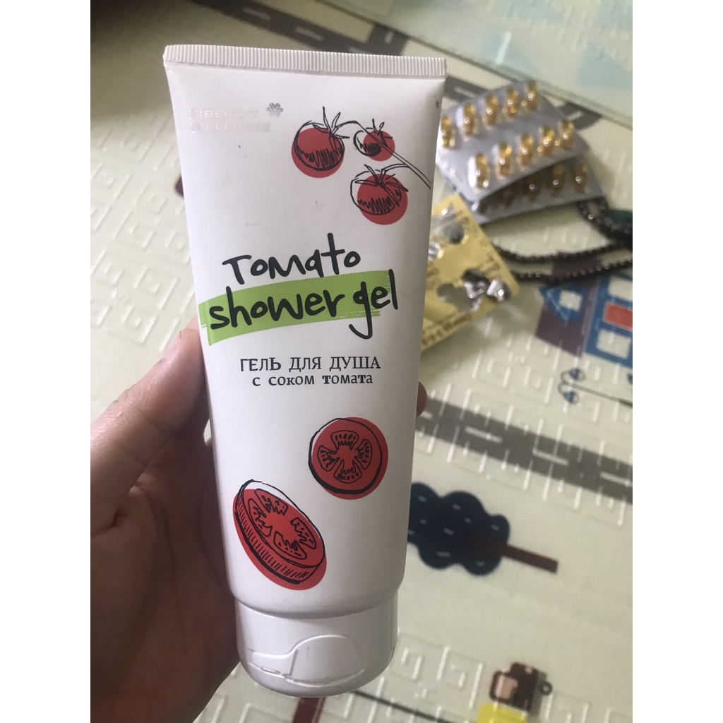 Tomato shower gel-Sữa tắm nước ép cà chua - Siberian Wellness