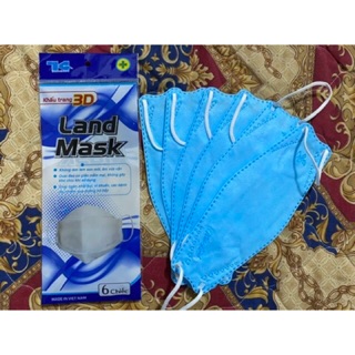 (Gói 6c) Khẩu trang 3D Land Mask dáng KF94 - Việt Nam