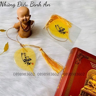[CÓ VIDEO] Lá Bồ Đề thư pháp chữ Vạn sự Bình an (Cầu Bình An – Tài Lộc – May mắn, Ốp điện thoại, Hàng loại 1)