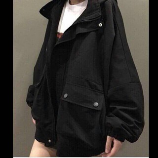 Áo Khoác Jacket Kaki Túi Hộp Unisex