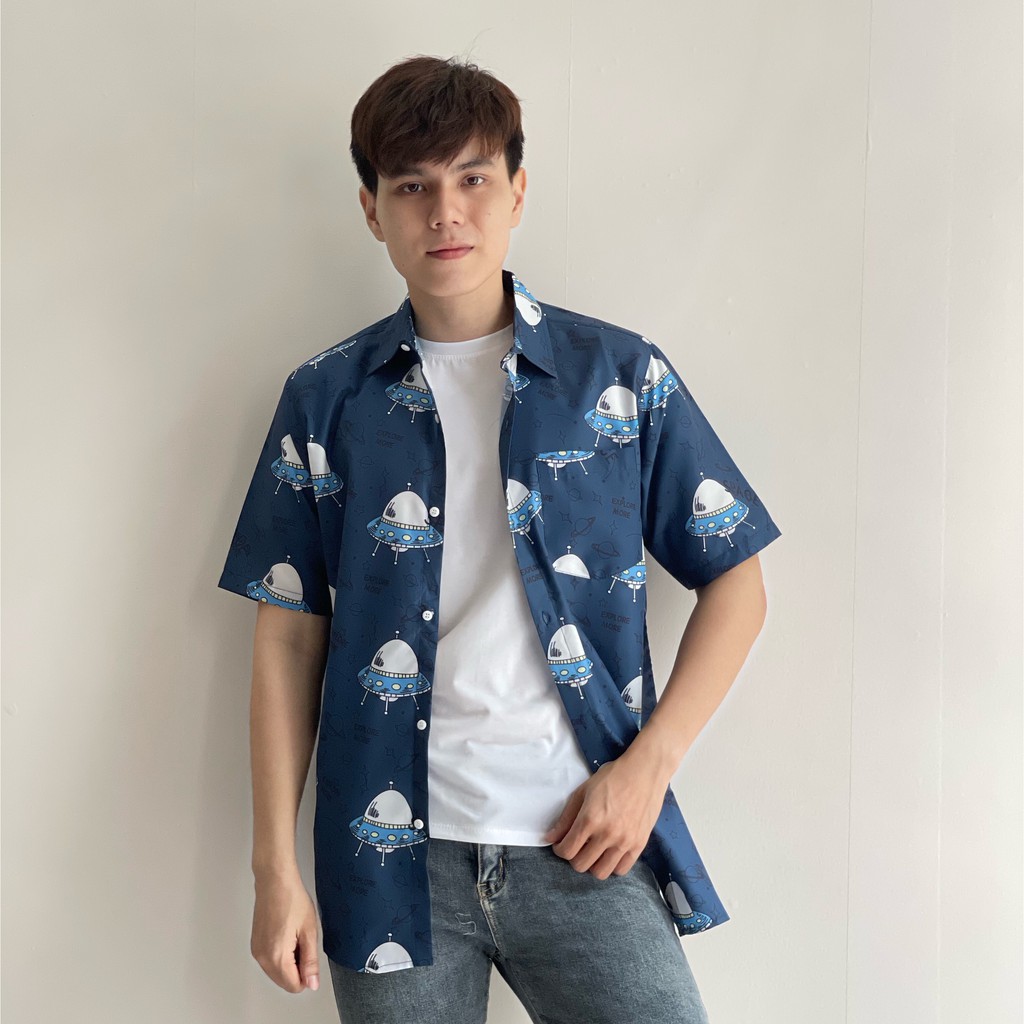 ÁO SƠ MI FORM RỘNG XINH XẮN CHO CÁC BẠN NAM