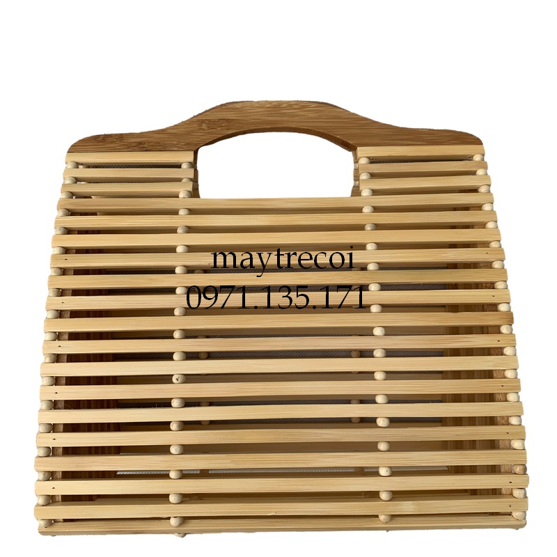 Túi nan tre dáng bầu || Túi tre đi biển, chụp hình vintage