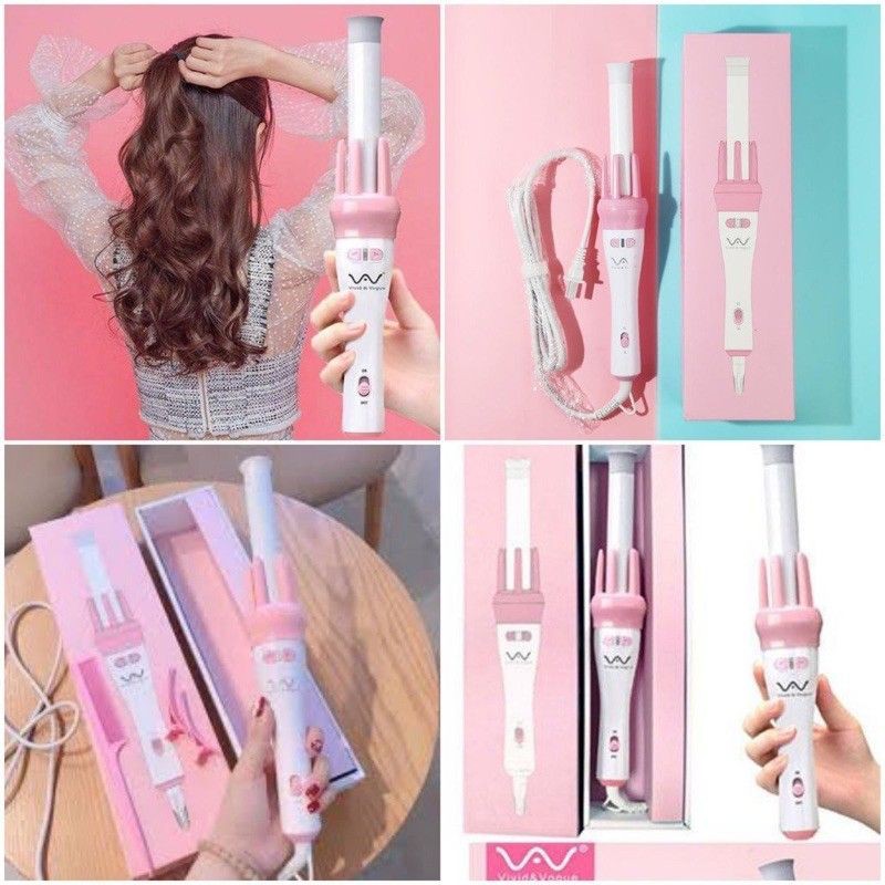 MÁY LÀM TÓC UỐN XOĂN XOAY TỰ ĐỘNG 360