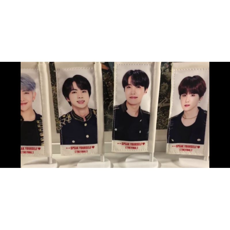 Mini flag BTS Speak Yourself Final bộ sản phẩm sưu tầm