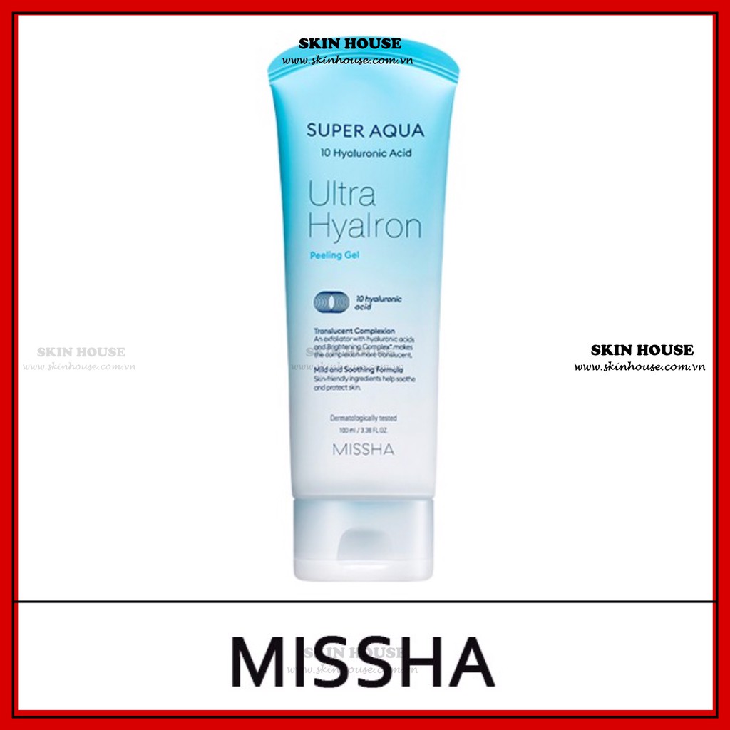 Sẵn - Tẩy da chết Missha Super Aqua Ultra Hyalron - Skinhouse