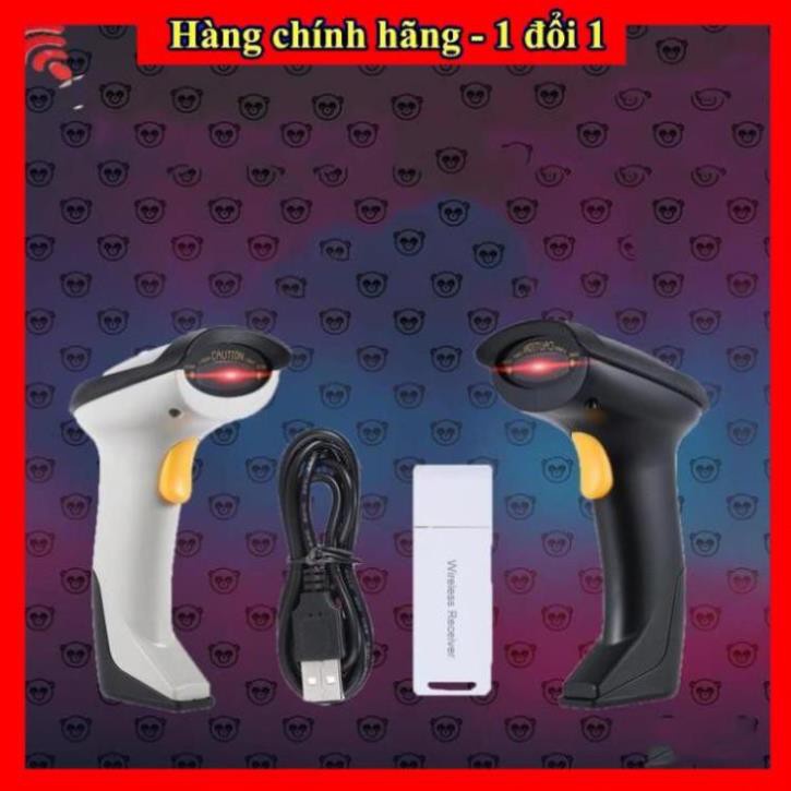 Máy Quét Mã Vạch Không Dây, Máy Bắn Mã Vạch Wireless 2.4G,Bảo Hành 12 Tháng