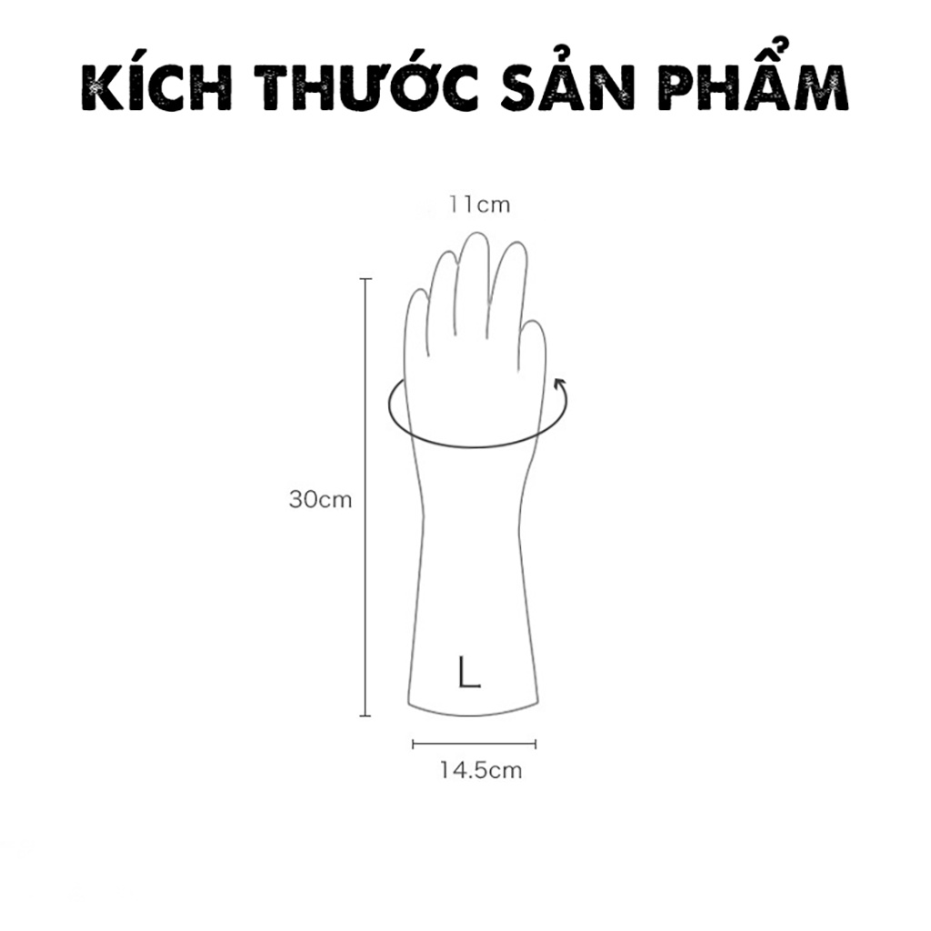Găng Tay Cao Su Đa Năng Rửa Chén Bát Vệ Sinh Nhà Cửa Giặt Giũ Quần Áo Hiệu Con Hươu Cao Cấp Siêu Bền