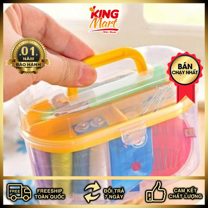 Hộp kim chỉ đa năng tiên dụng 55 món