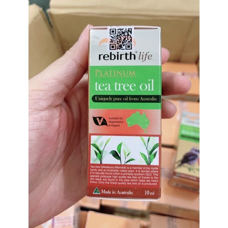 Tinh Dầu Tràm Trà Rebirth Life Platinum Tea Tree Oil