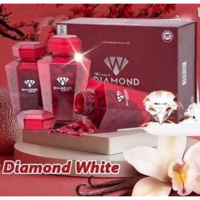 Diamond white viên uống trắng da Ngọc trinh ( tem cào chính hãng )