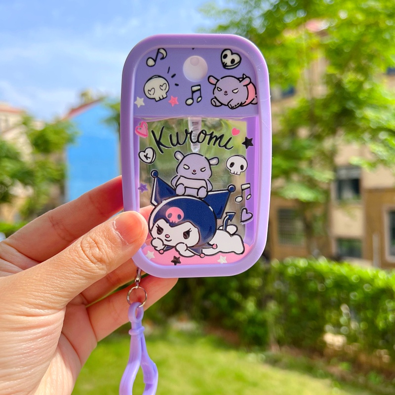 Bình Xịt Mini Hình Hoạt Hình Kèm Phễu Dán Tiện Dụng Mang Theo Du Lịch Ngoài Trời