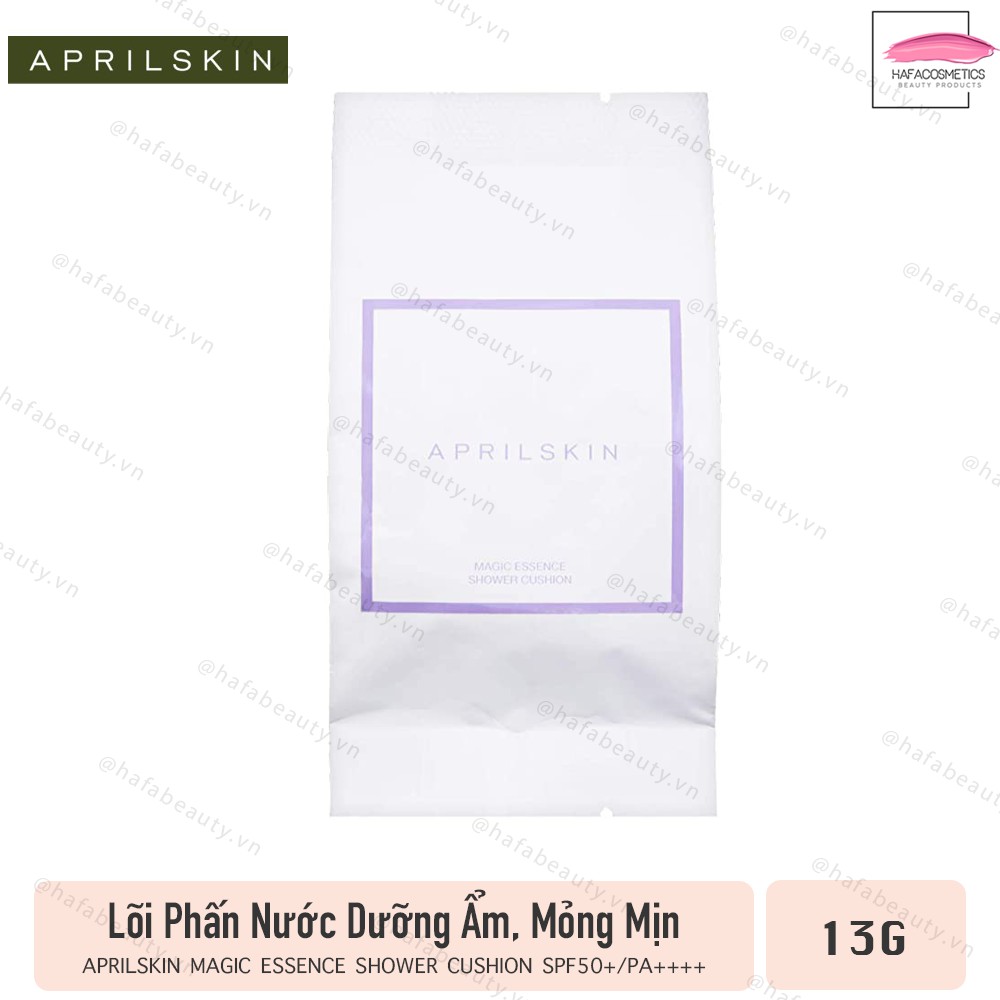 (Date 02/2021)Lõi Phấn Nước Aprilskin Magic Essence Shower Cushion SPF50/PA++++ 13g #23 Natural Beige