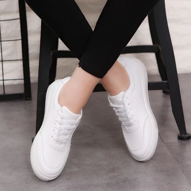 GIÀY NỮ GIÀY SNEAKER THÊU LÁ SIÊU ĐẸP PHOM GỌN | BigBuy360 - bigbuy360.vn
