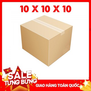 [ Combo 20 ] Hộp Carton 10x10x10 / Thùng Carton / Thùng Giấy Đóng Hàng Tiện Lợi