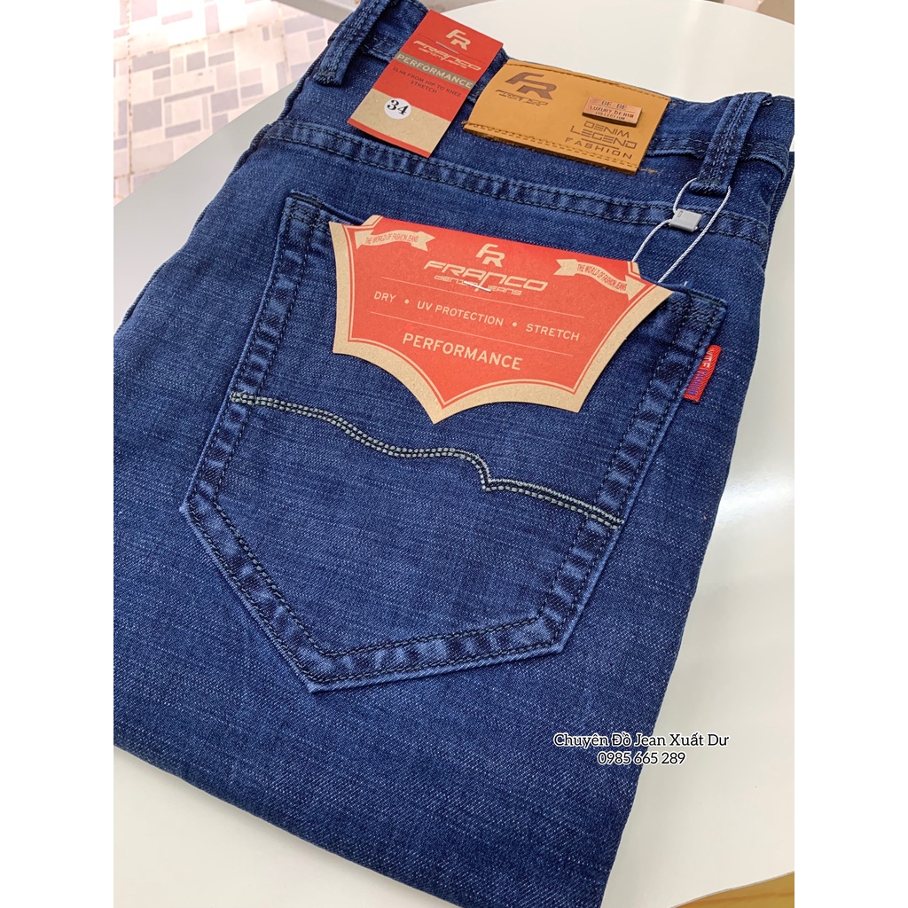 Quần jean nam, quần bò nam ống suông phom đẹp, sang trọng, trẻ trung, co dãn tốt | BigBuy360 - bigbuy360.vn