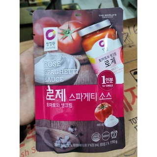Sốt mì ý ROSE hàn quốc vị cà chua kem tươi 170g - 로제 스파게티 소스