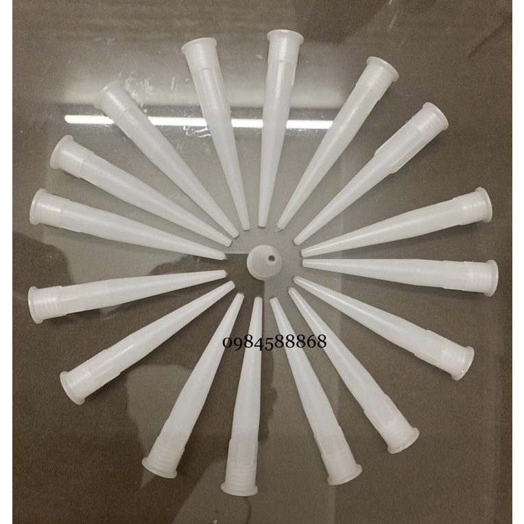 10 đầu vòi nhựa bơm keo Silicone
