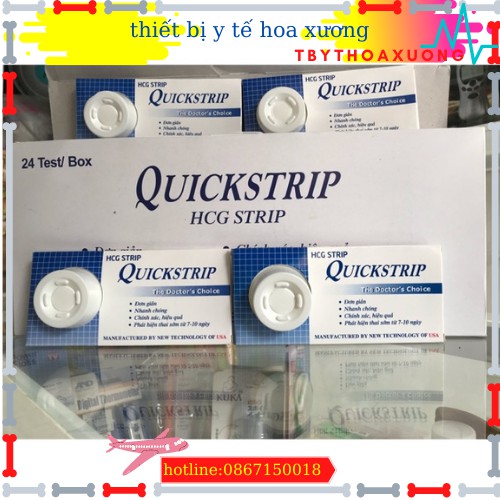 5 Que Thử Thai Quickstrip Dùng Để Thử Thai Phát Hiện Có Thai Bằng Nước Tiểu