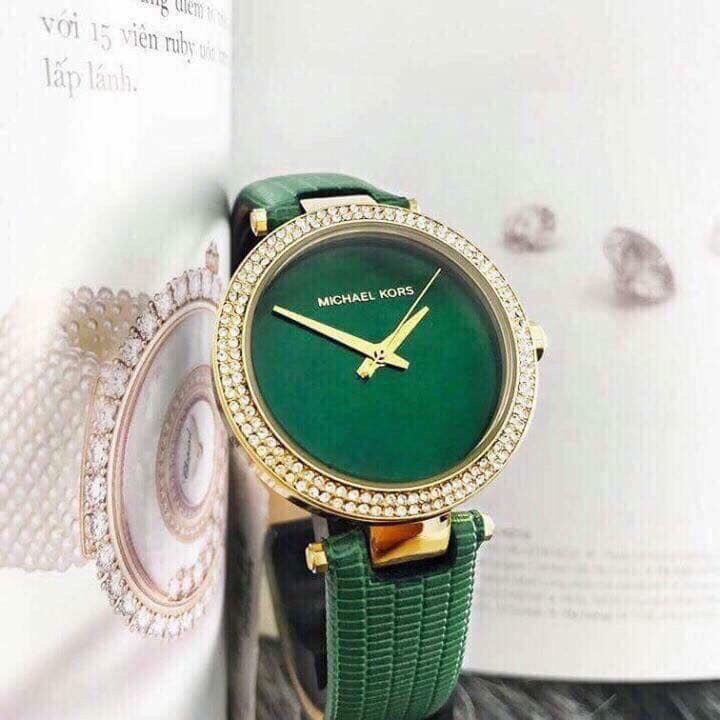 Đồng hồ Nữ Michael Kors MK2592 fullbox hãng màu xanh quyến rũ