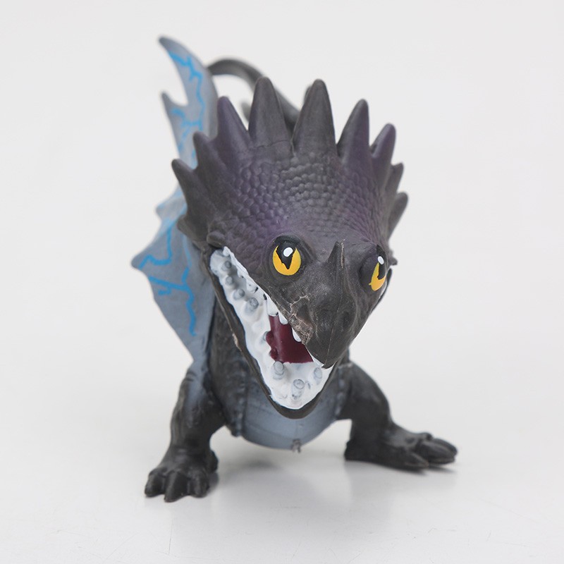 7 mô hình nhân vật hoạt hình Bí kíp luyện rồng 3 Night Fury răng sún