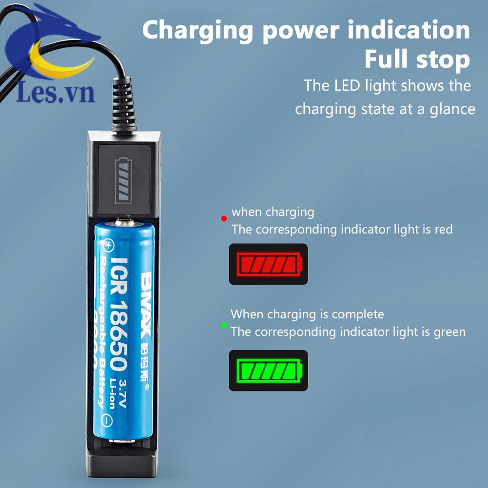 1 Bộ Sạc Pin Lithium 16340 14500 18650 26650 3.7V
