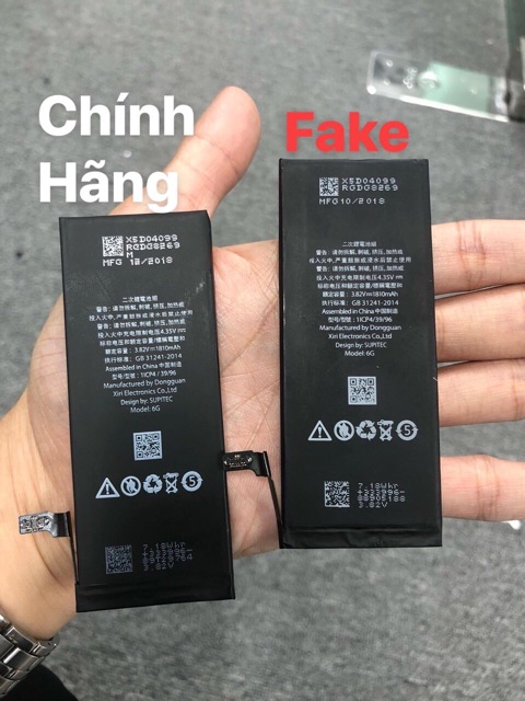 PIN PHONE EU CHÍNH HÃNG TEV  XUẤT EU ( IPHONE 7/7PLUS)