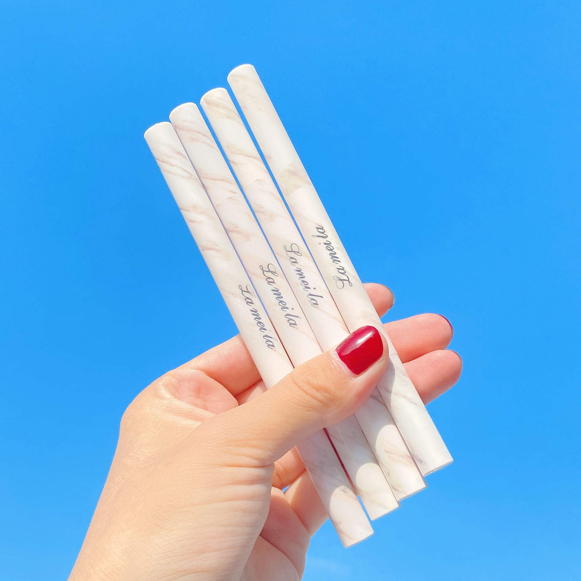 Bao bì bằng đá cẩm thạch, chì kẻ mày hai đầu, đầu mảnh, không thấm nước và không dễ phai màu, trang điểm lông mày hoang dã và mỏng manh | BigBuy360 - bigbuy360.vn