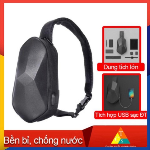 Túi đeo chéo Xiaomi Beaborn chống thấm nước tích hợp cổng sạc USB