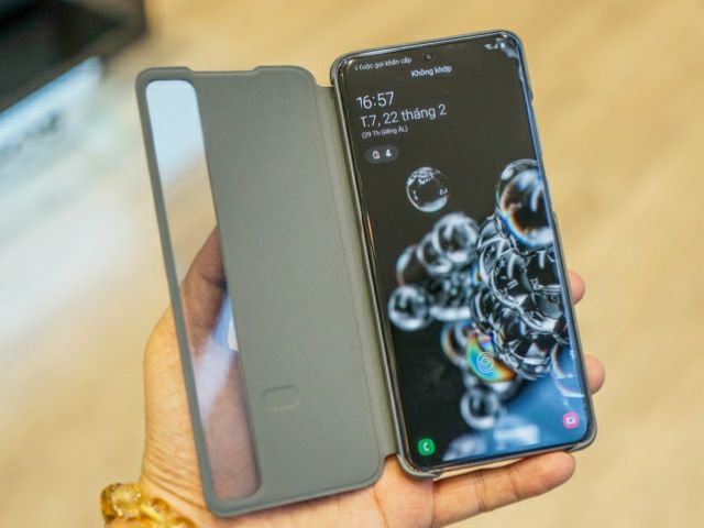 Bao da Clear View Samsung Galaxy S20 S20 Plus S20 Ultra Clear View chính hãng | BigBuy360 - bigbuy360.vn