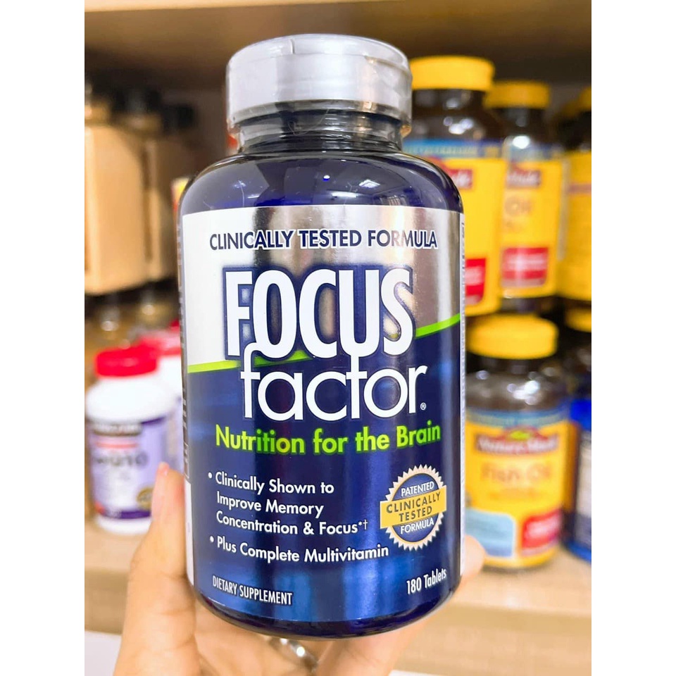 Viên uống bổ não Focus Factor 180 viên của Mỹ