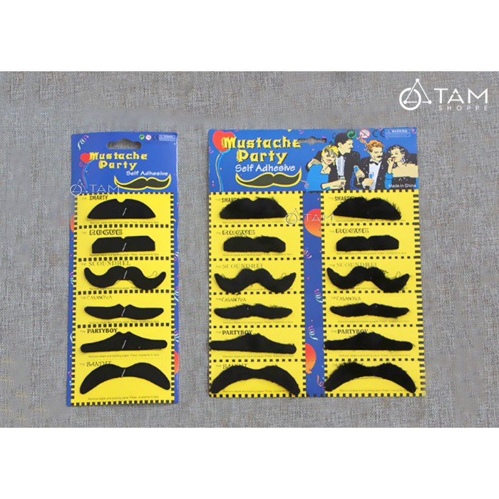 Bộ 6 cái ria mép giả
