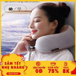 [LOẠI 1] Gối massage cổ chữ U, gối massage cổ vai gáy cực hiệu quả
