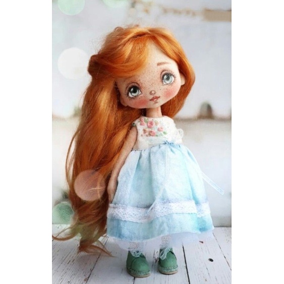 DIY thêu tay búp bê nhồi bông HANDMADE- KIT nguyên liệu tự thêu thủ công búp bê baby - bách hóa na na