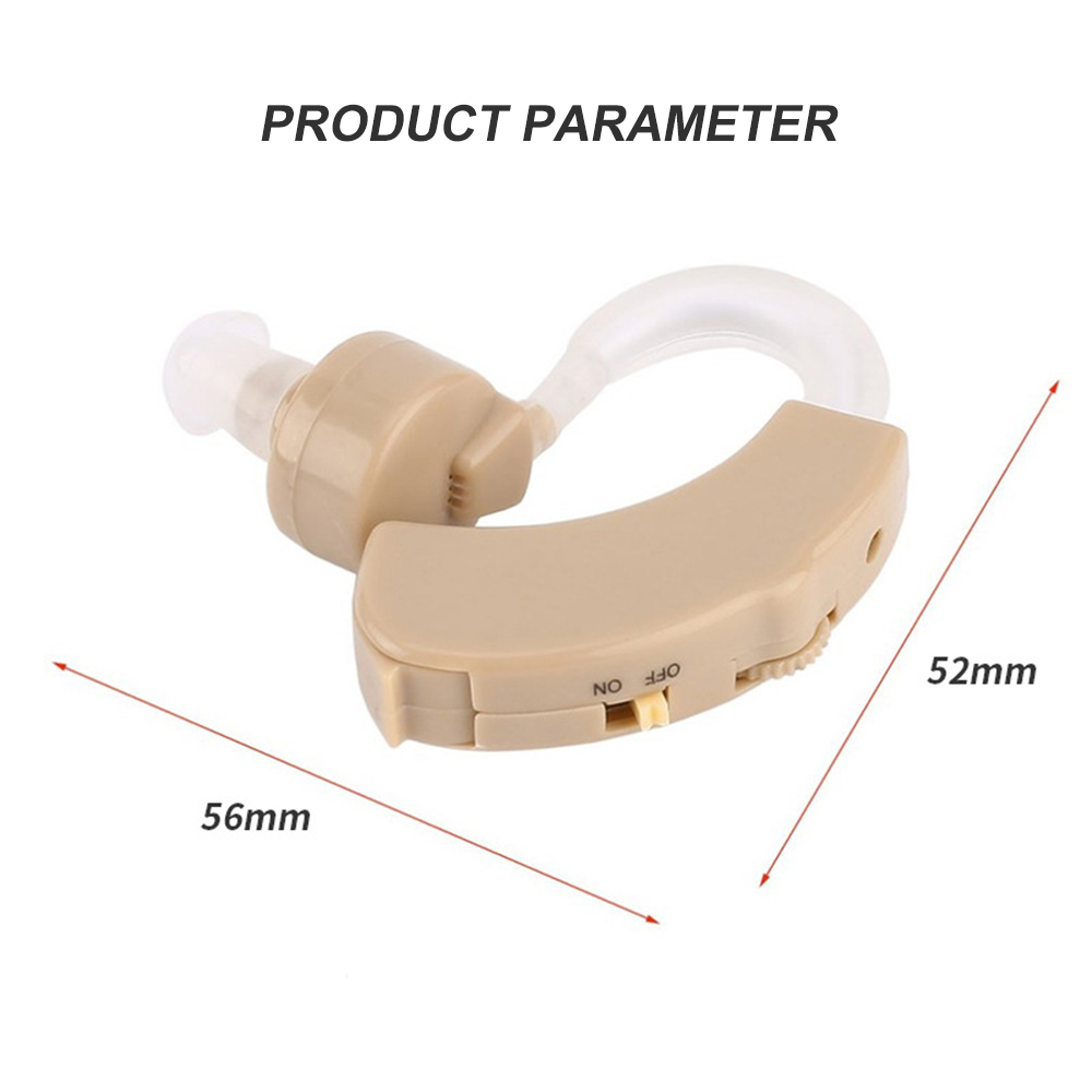 Máy trợ thính Suolaer mini khuếch đại âm thanh hỗ trợ tai nghe không dây chỉnh được âm lượng cho người cao tuổi