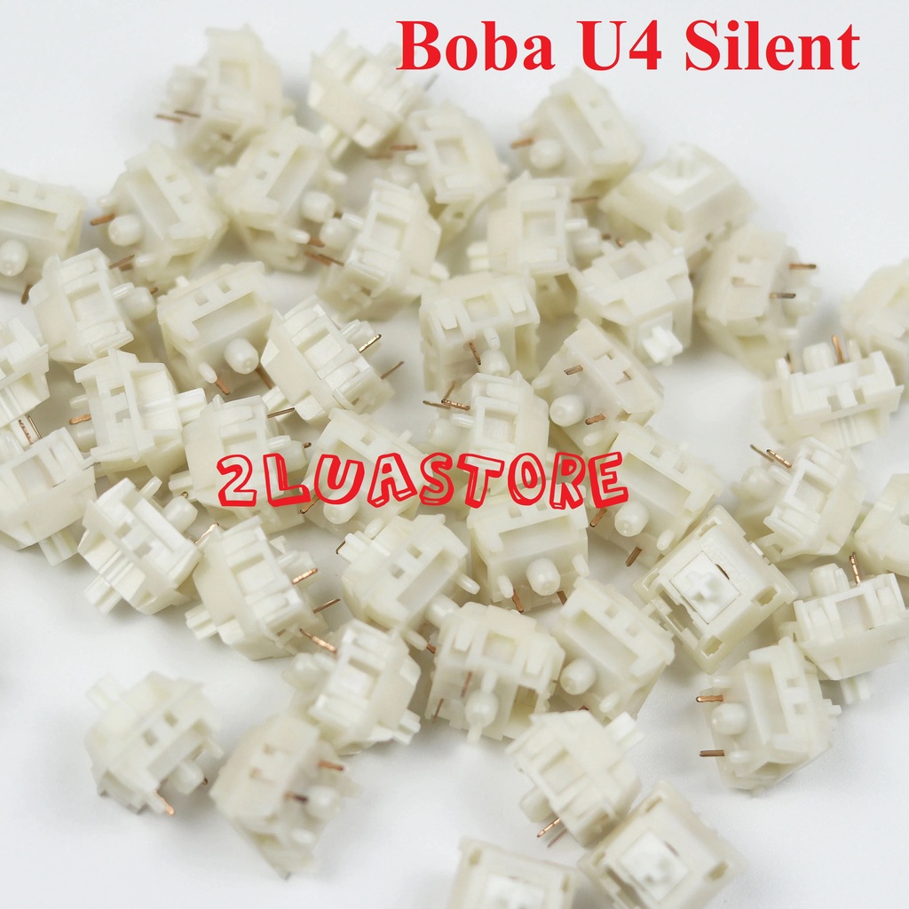 Switch Gazzew Boba U4, U4 RGB cho bàn phím cơ - Tactile silent