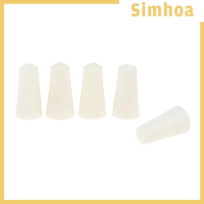 [Hàng mới về] Bộ 5 cái nút cao su đậy chặn ống nghiệm đa dụng 9-13mm
