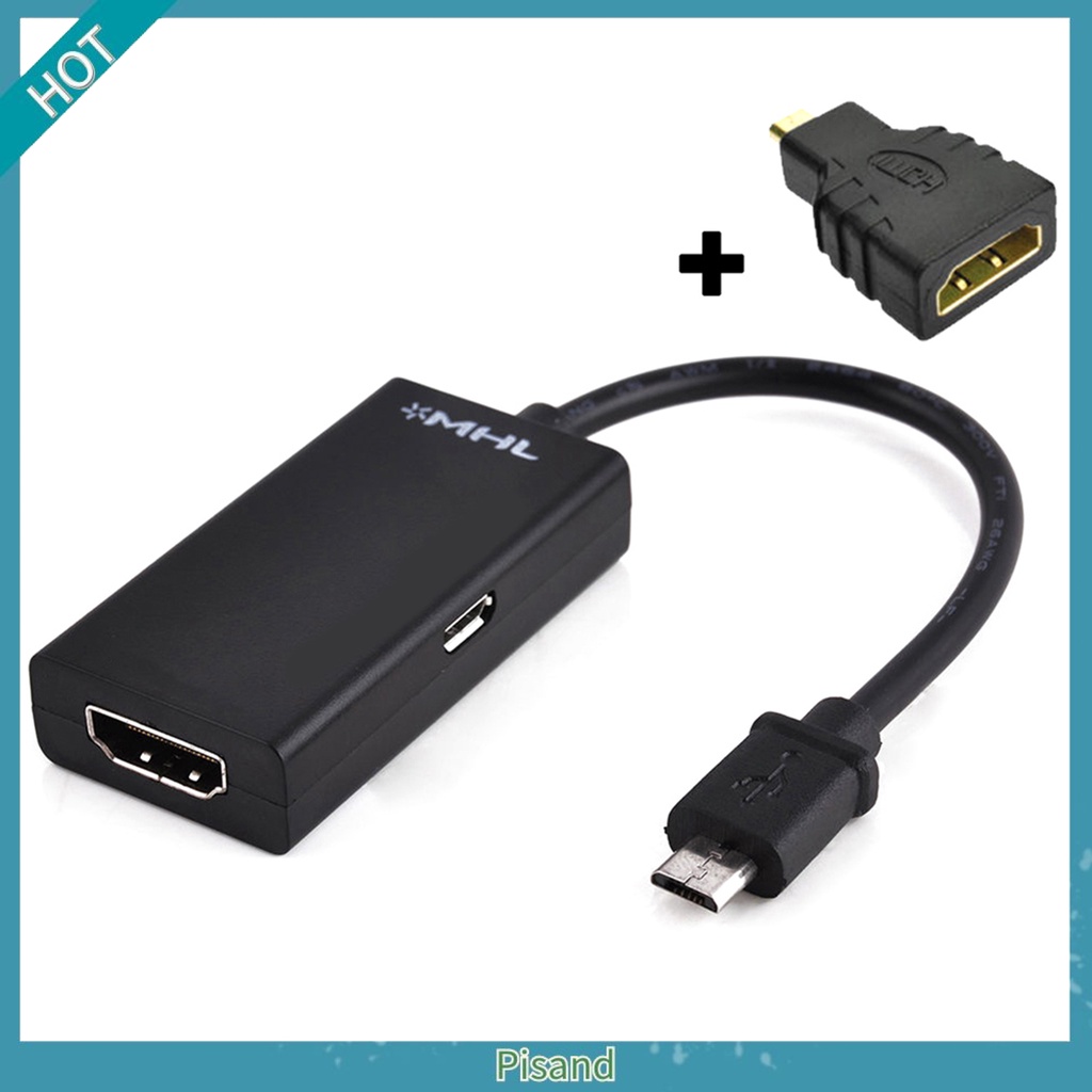S2 Mhl Chuyển Đổi Micro Usb Sang 1080p Hdmi-Compatible Cho Android Samsung Huawei