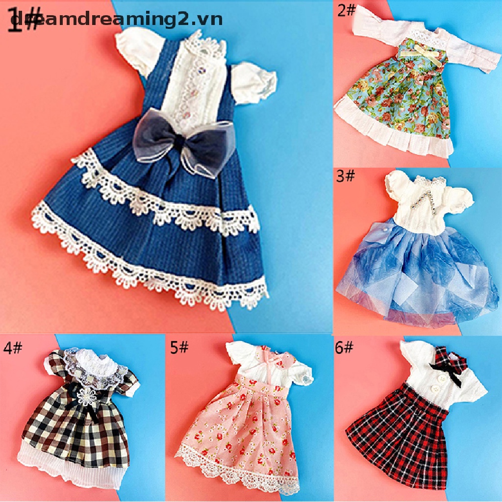 Đầm Công Chúa Đáng Yêu Cho Búp Bê 30cm 1 / 6 12