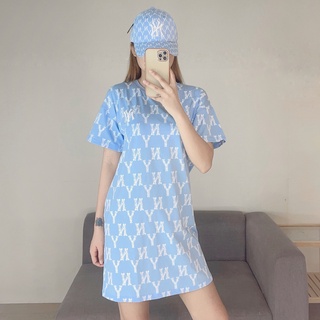 SET Váy suông NY xanh Blue sky hàng Full Tag Hàn